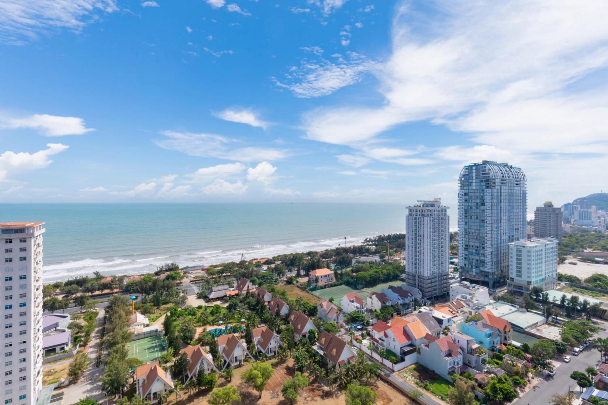 The Sóng Apartment - Căn Hộ Nghỉ Dưỡng Miễn Phí Hồ Bơi Vô Cực,Công Viên Nước Trẻ Em Vung Tau Extérieur photo